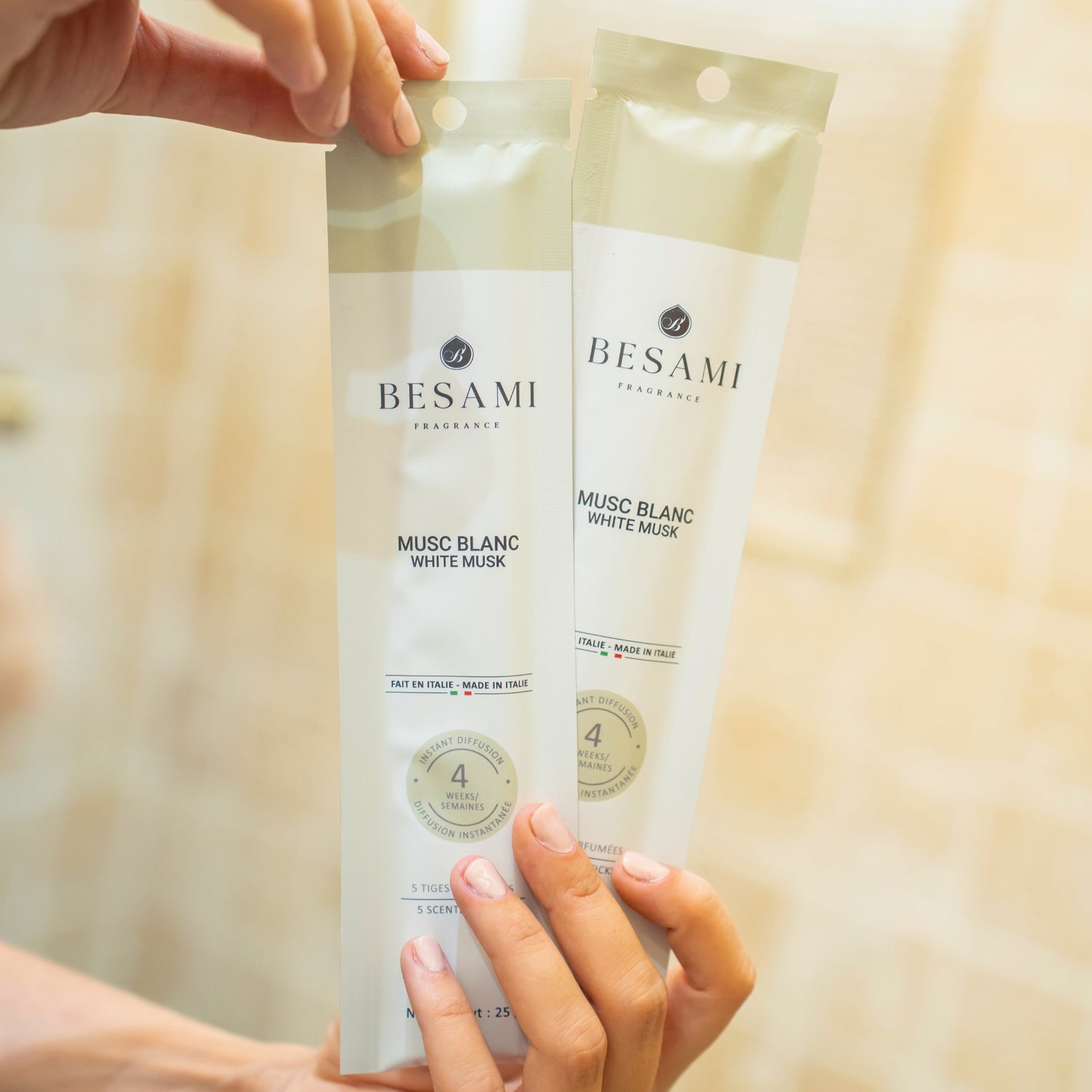 Tiges parfumées - Musc Blanc