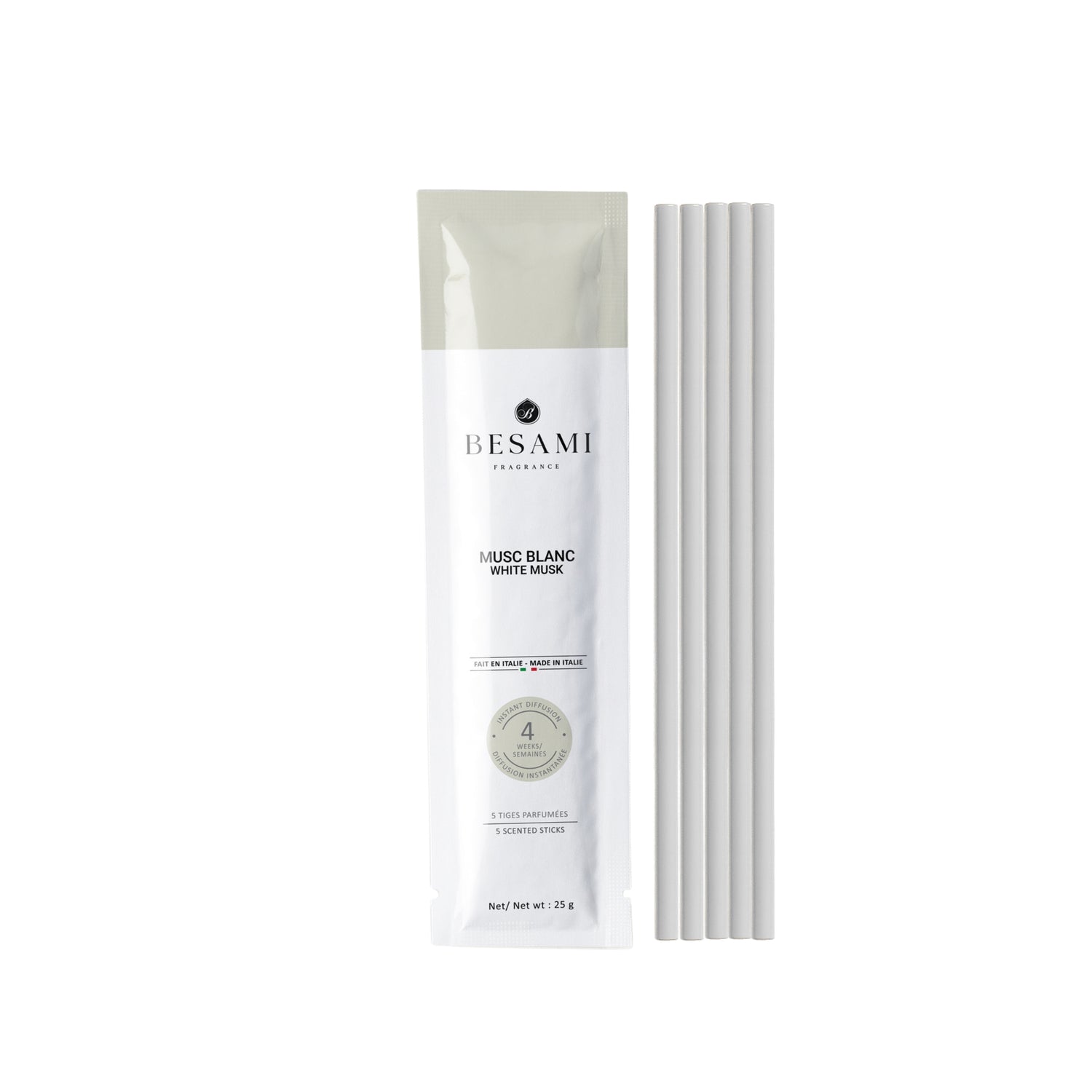 Tiges parfumées - Musc Blanc